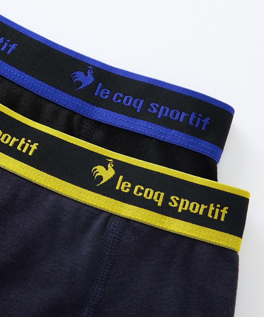 le coq sportif （ルコックスポルティフ）】綿混前開きボクサーパンツ