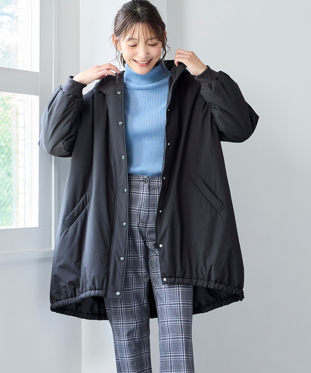 大きいサイズ ビッグパーカー中わたコート 通販【ニッセン】