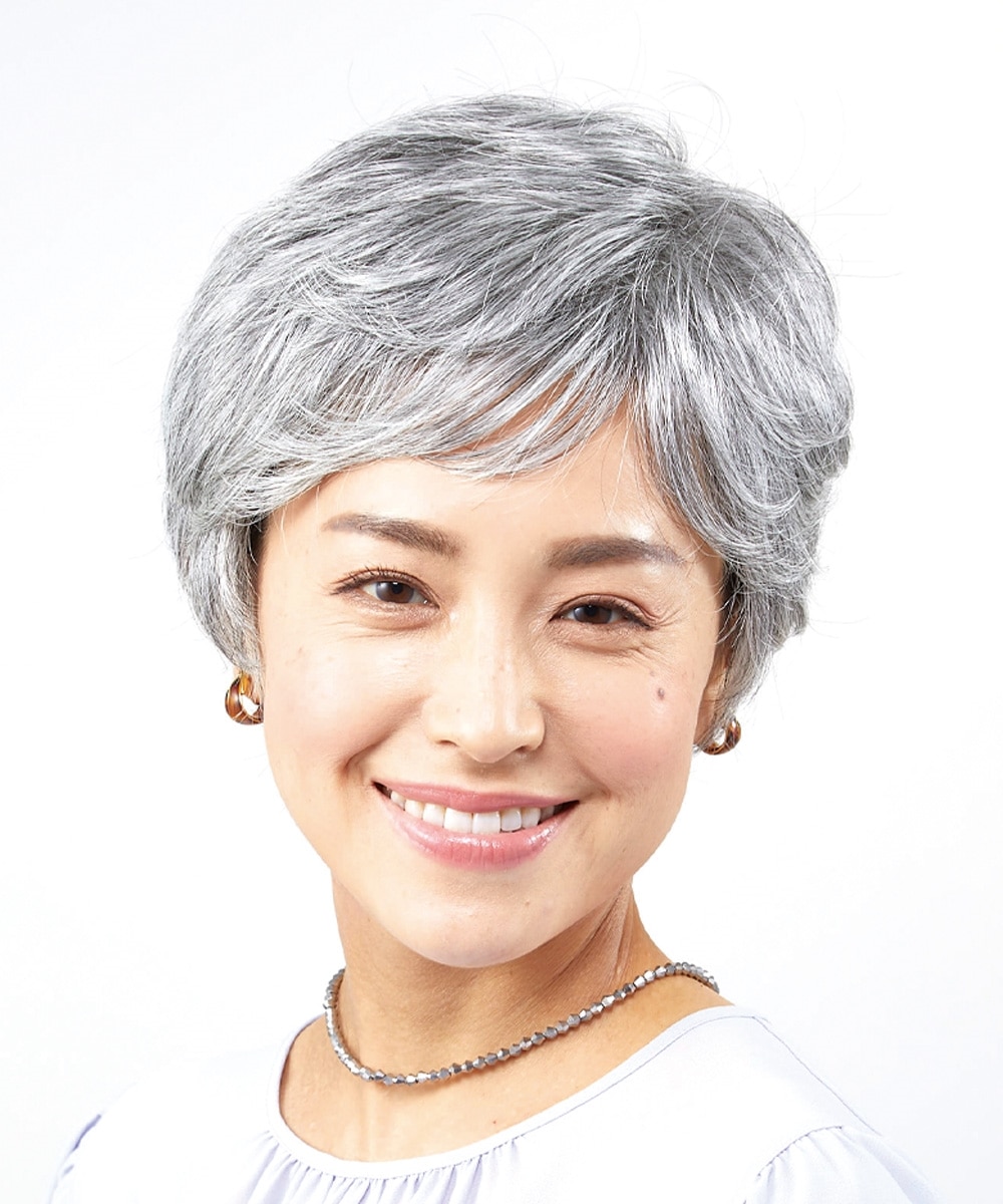 NAO-ART オールウィッグ グレーショート 通販【ニッセン】