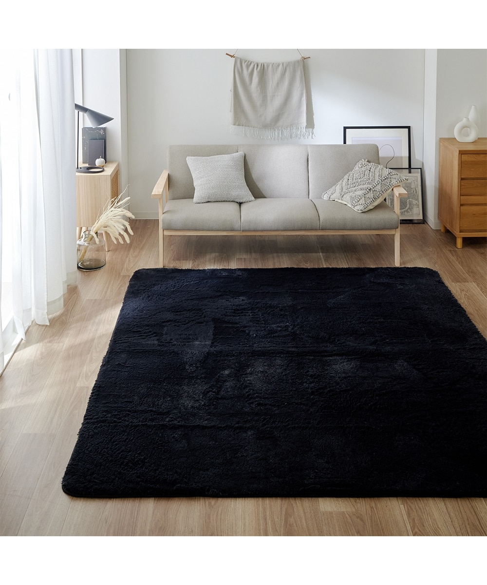 シャギーラグ｜極細マイクロファイバー素材・ウレタン入・選べる10色