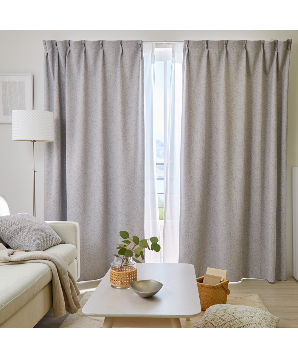 カーテンセット】遮光カーテン＆遮像・遮熱・UVカット・ミラーレース