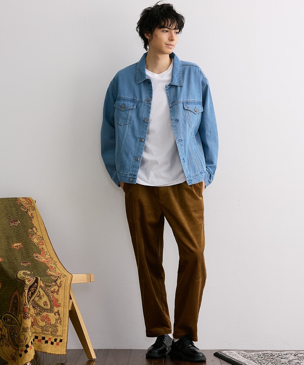 ルーズデニムジャケット 通販【ニッセン】