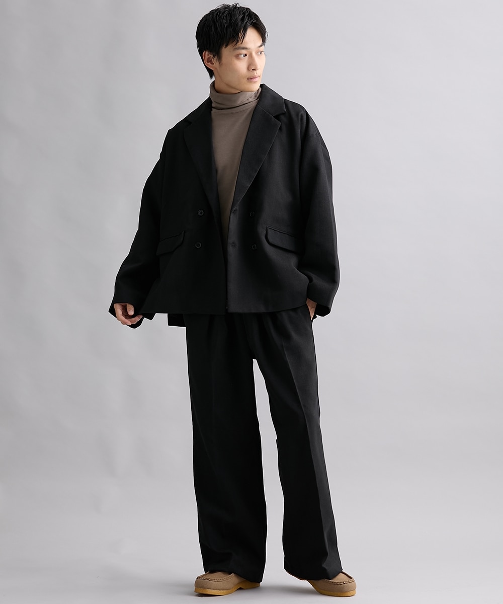 セットアップ可能】ツイード オーバーサイズ ダブルテーラード