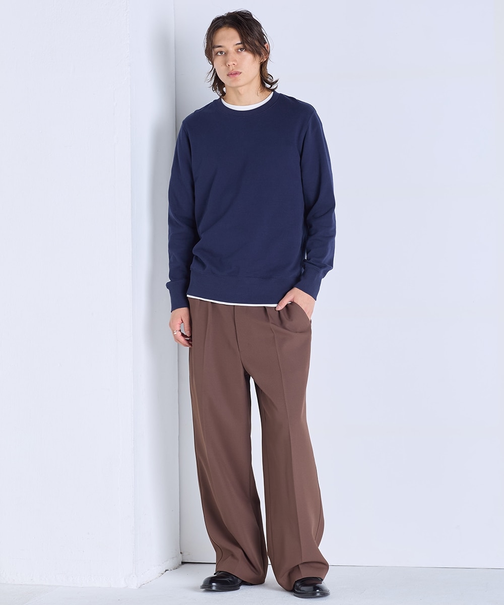 綿100％スウェットクルーネックトレーナー【大きいサイズ有】 通販