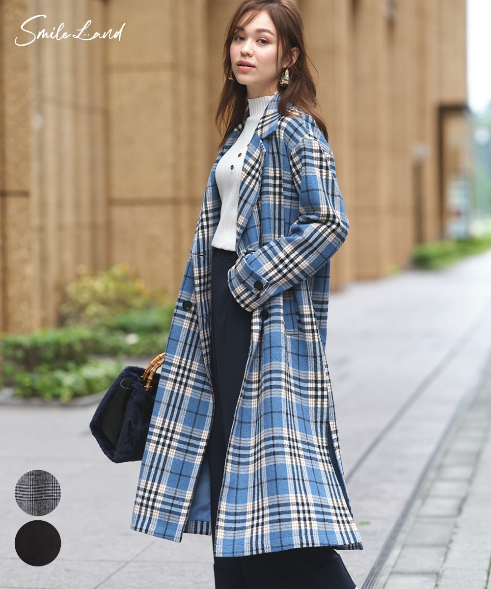 大きいサイズ サイドスリットチェスターコート 通販【ニッセン】