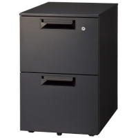 スマートオフィス】キャビネット2段 GT-462SC BK FIRST－G