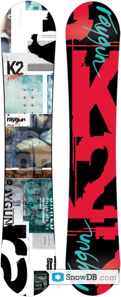 Snowboard K2 Raygun 2010/2011 :: Snowboard and ski catalog SnowDB.com