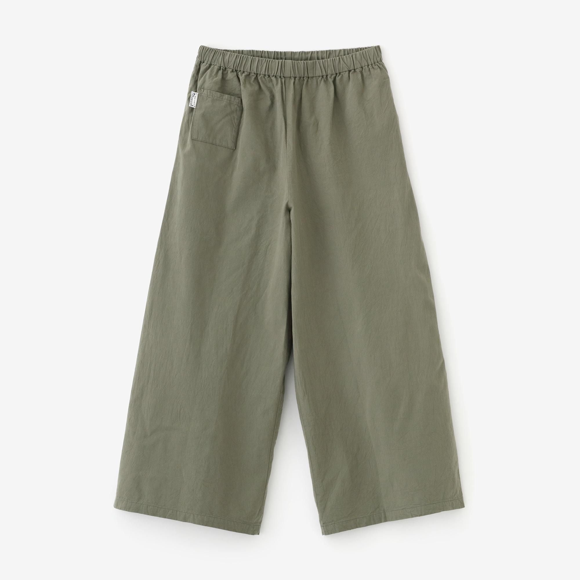 伊勢木綿 20/20 広形（ひろなり）もんぺ／淡藤鼠（うすふじねず）