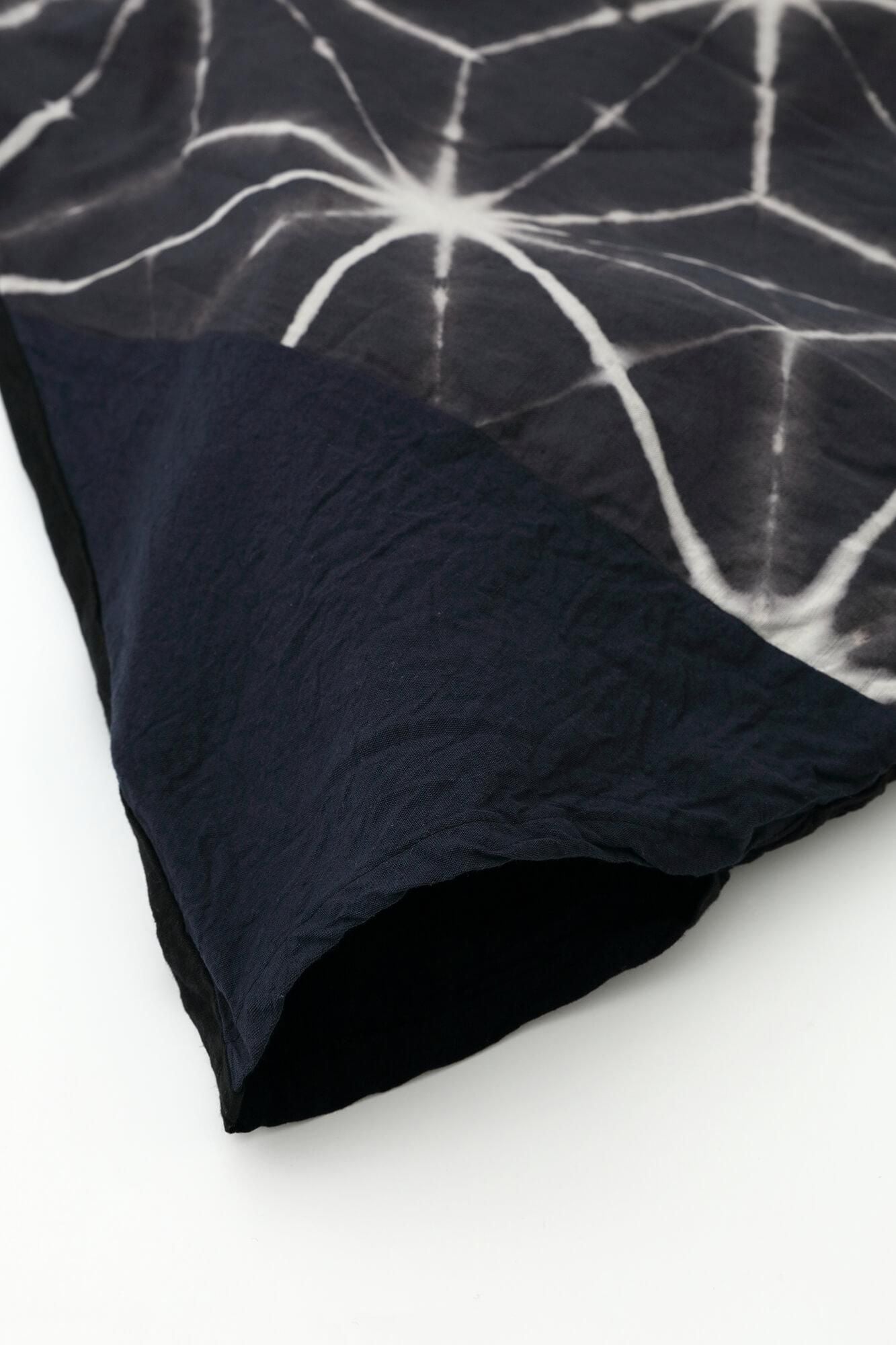 net限定】たばた絞り 伊勢木綿 20/20 麻混 富士（ふじ）／雪花（せっか）