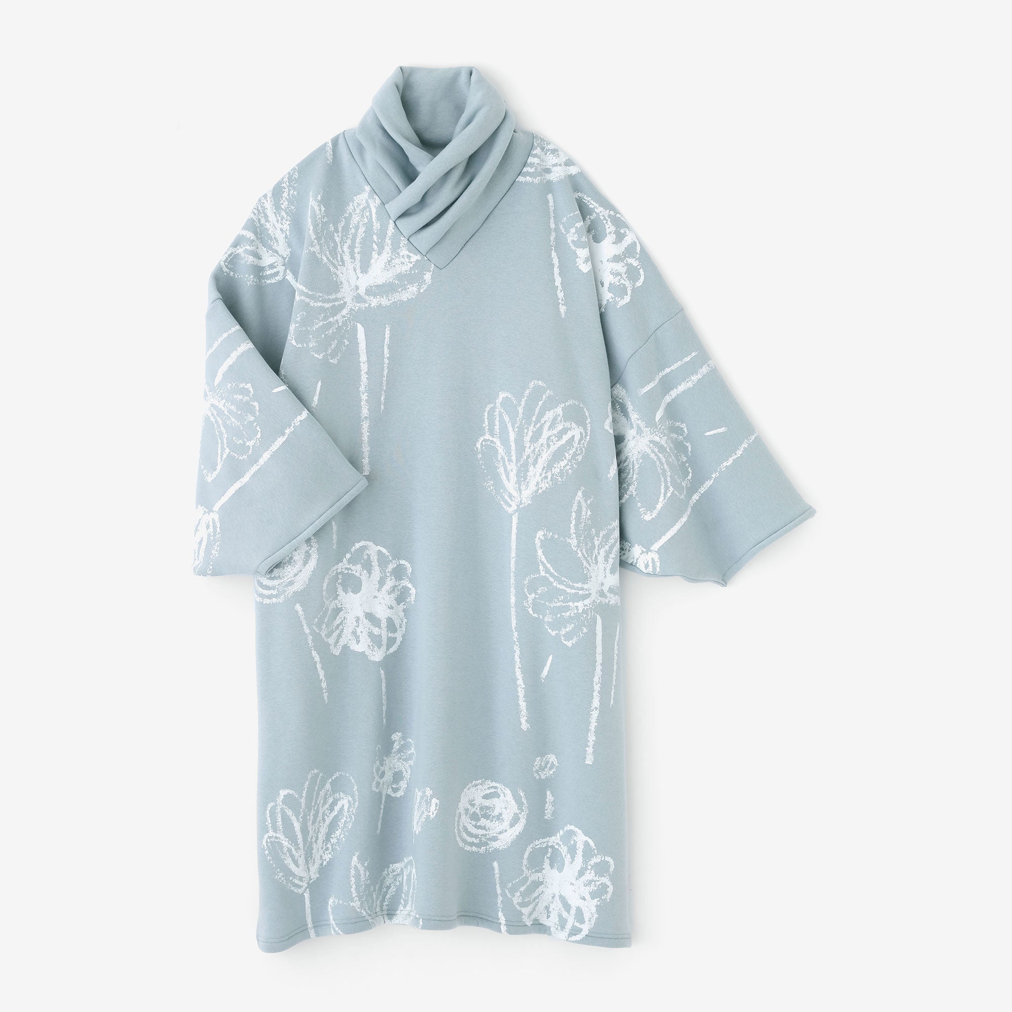 裏毛 衿巻薙刀長方形衣（えりまきなぎなたちょうほうけい）／金襴緞子