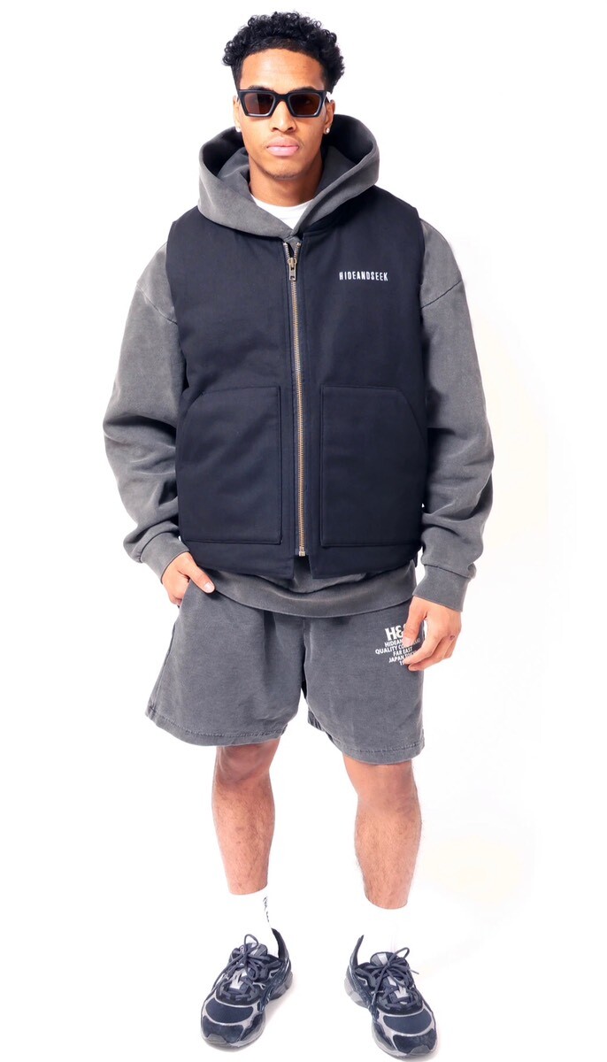 Work Zip Vest(24aw) ダックベスト-ハイドアンドシーク 通販 HIDE AND