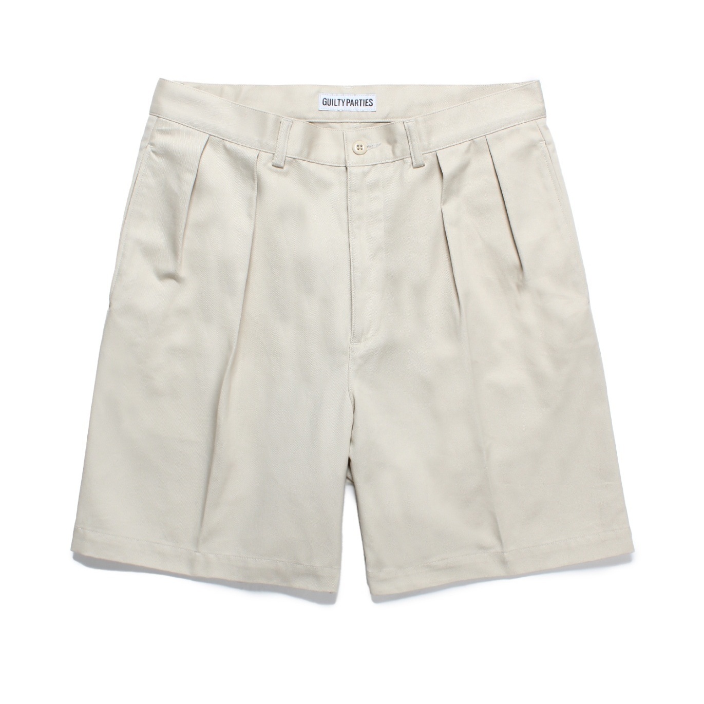 DOUBLE PLEATED CHINO SHORT TROUSERS チノショーツ-ワコマリア 通販