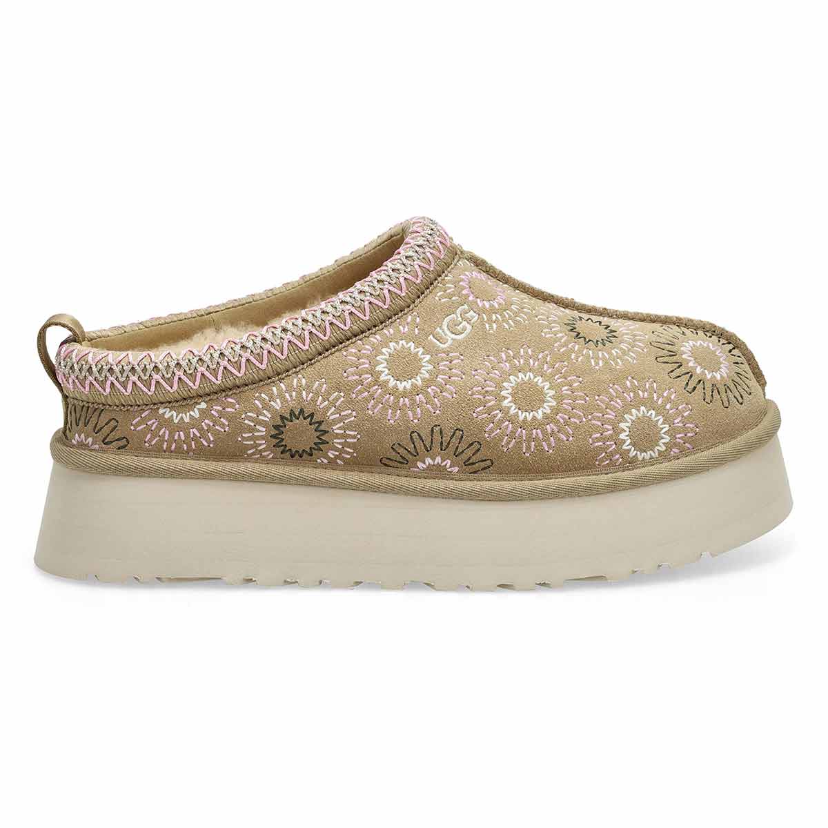 UGG Women's Tazz Sun Stitch Platform Slipper | SoftMoc.com