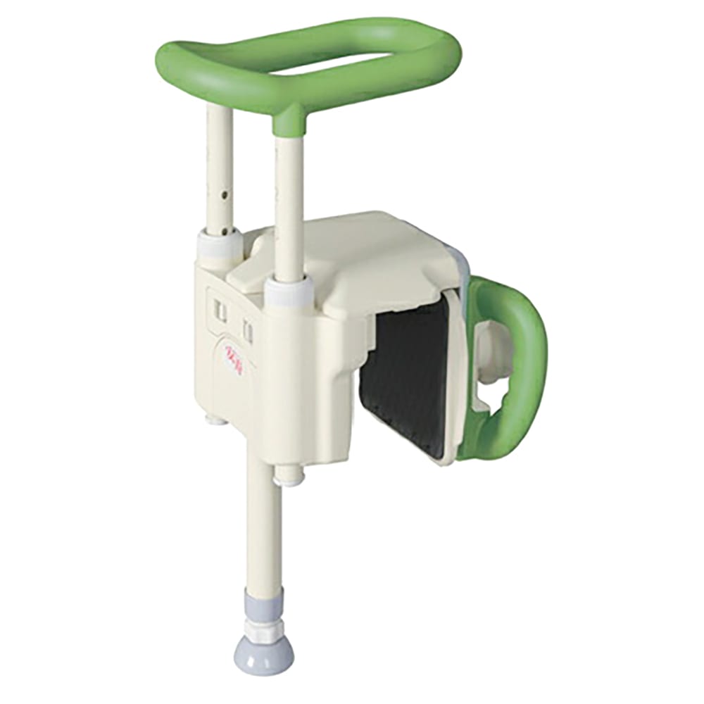 アロン化成 安寿 ユニットバス対応浴槽手すりUST-130UB ショート グリーン