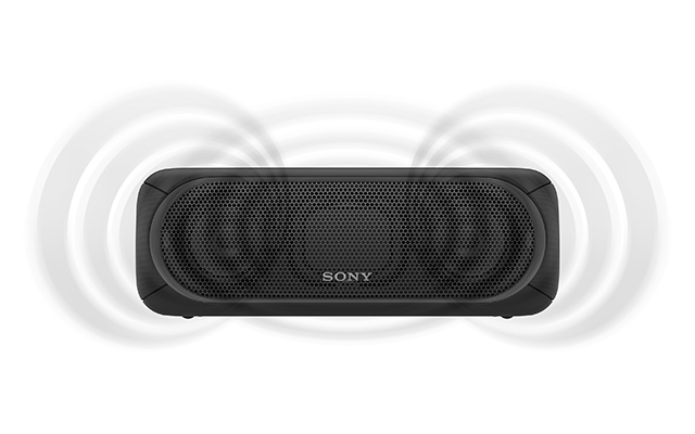 SRS-XB40 特長 : 高音質 | アクティブスピーカー／ネックスピーカー