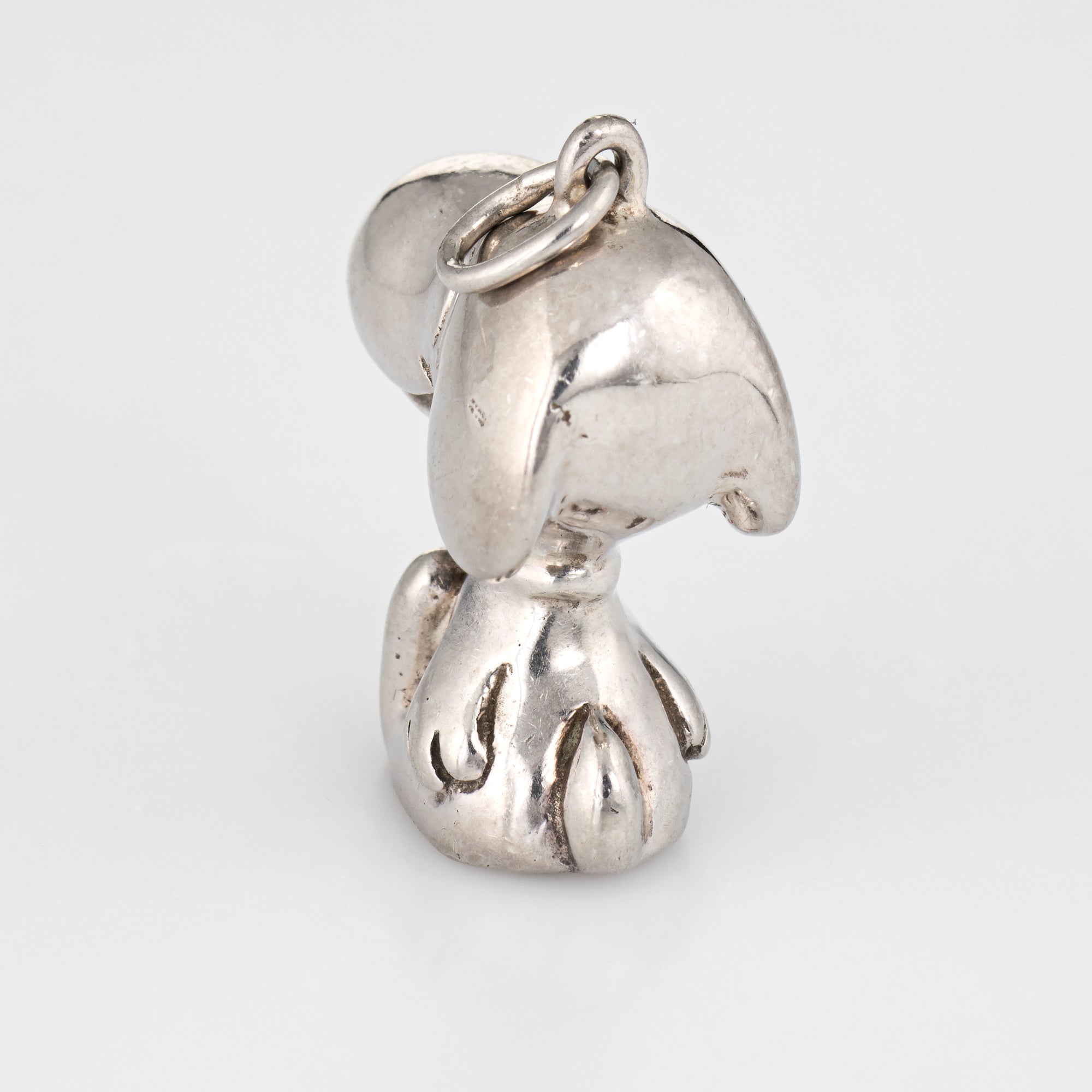 Cartier Snoopy Charm Sterling Silver Vintage 1958 1966 Fine