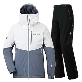 montbell/モンベル/スノーウェア上下セット（レディース）ICWT/GRの