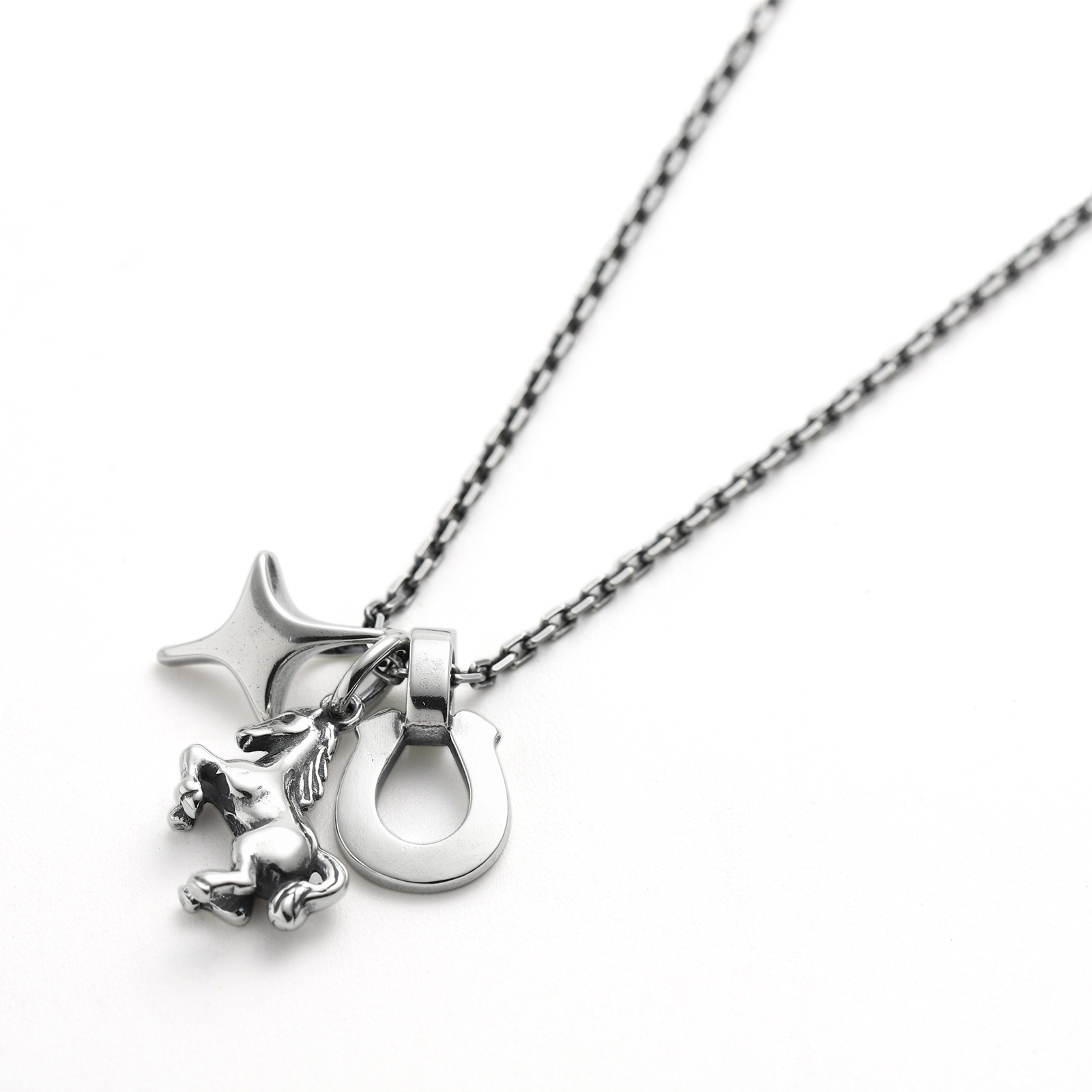 夜織様買付 ホース 馬 ベル シルバー925 ネックレス 夜織様買付 ホース