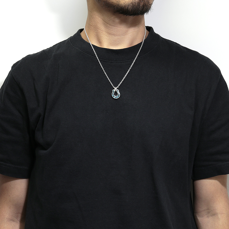 SYMPATHY OF SOUL（シンパシーオブソウル） Horseshoe Inlay Necklace