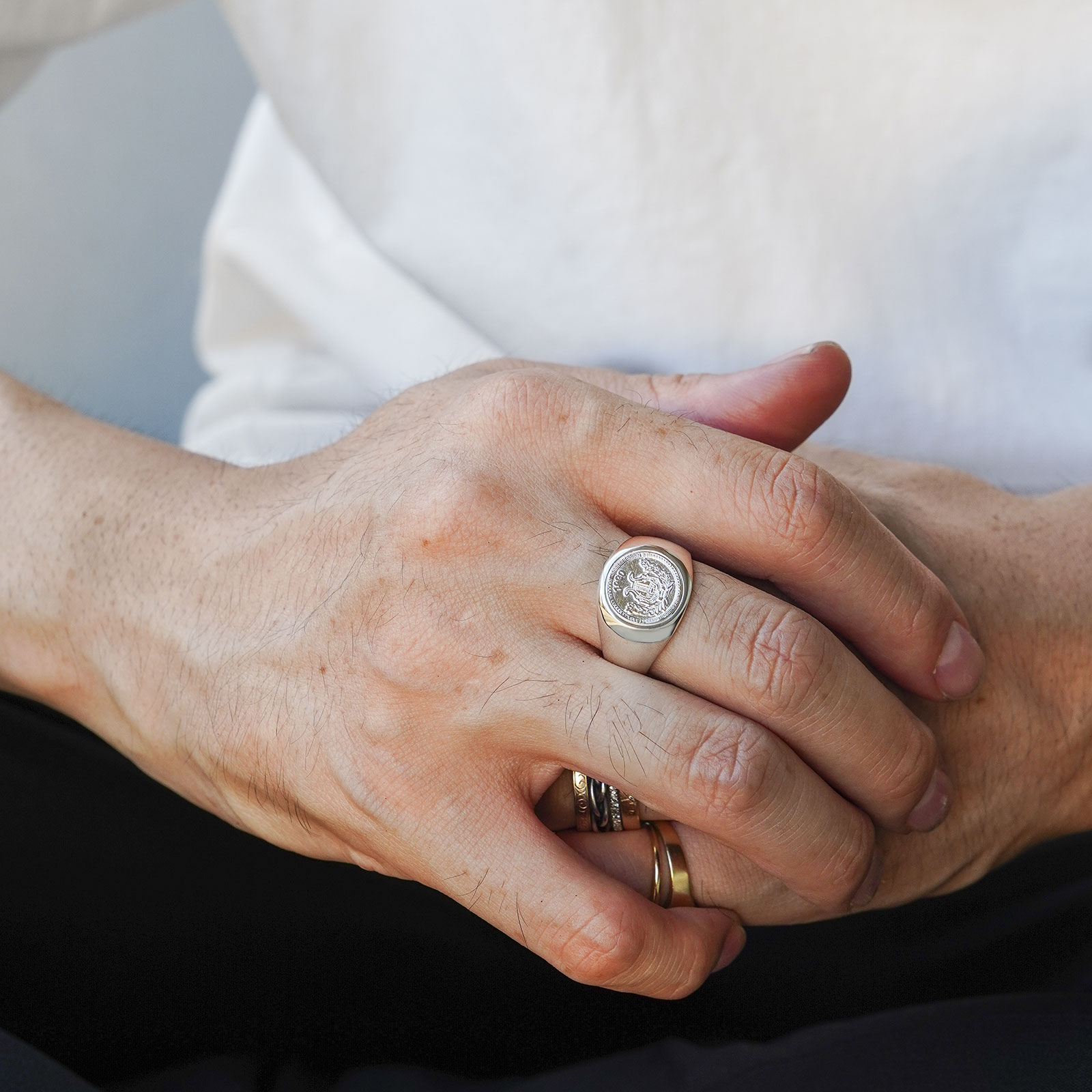 SYMPATHY OF SOUL（シンパシーオブソウル） Classic Coin Ring / Good