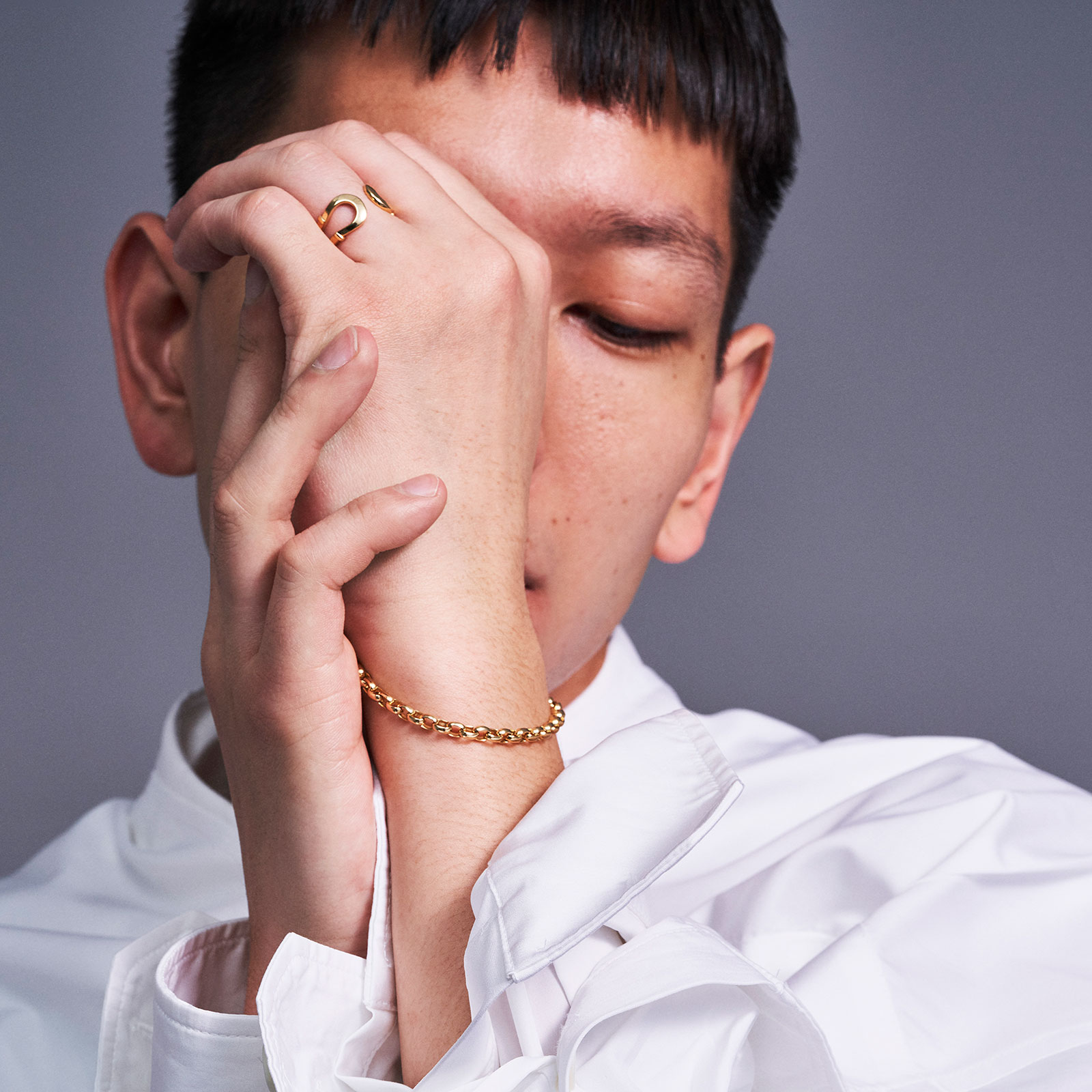 SYMPATHY OF SOUL（シンパシーオブソウル） Double Horseshoe Ring