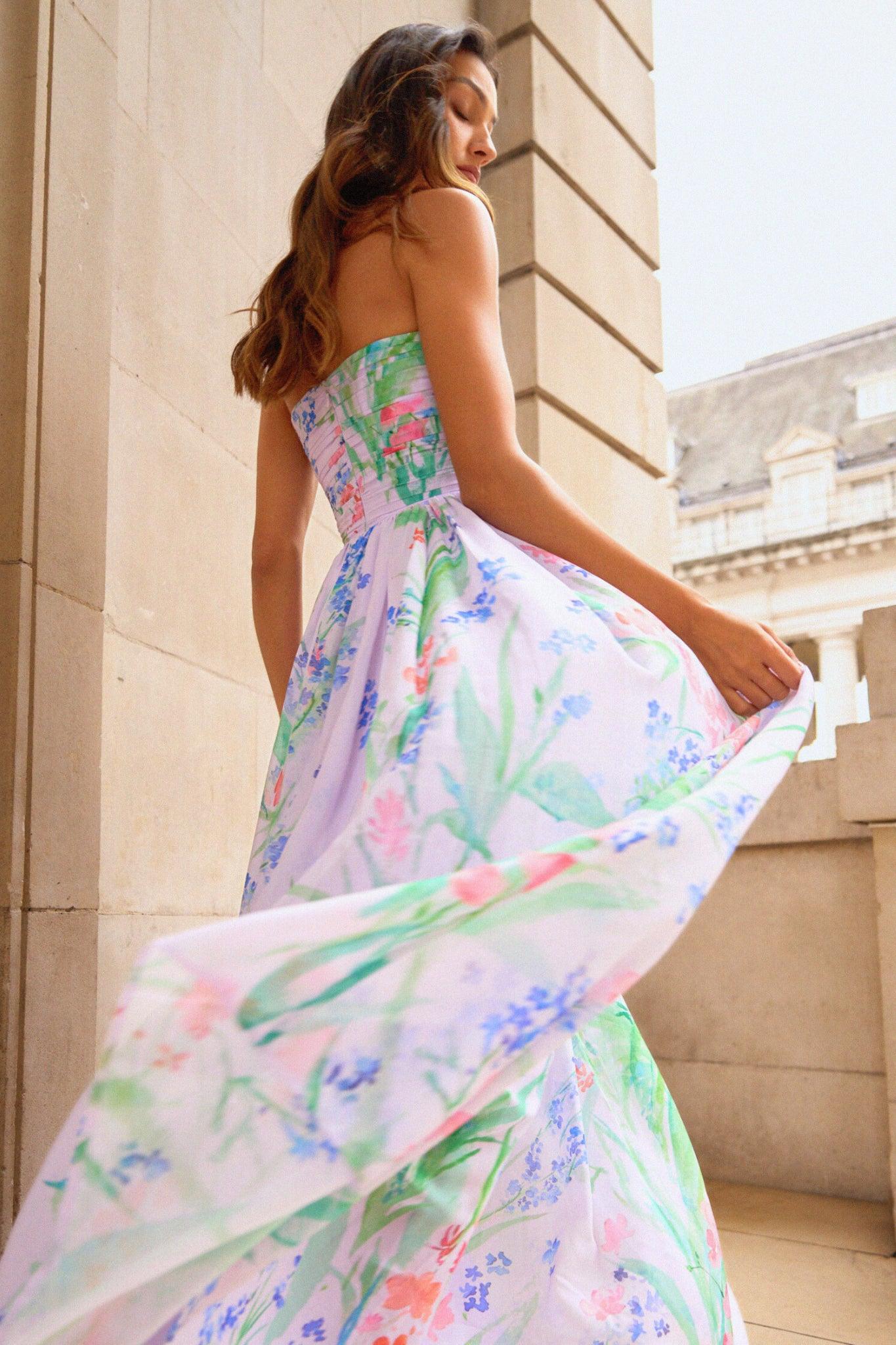 Camille Floral Dress – SAU LEE