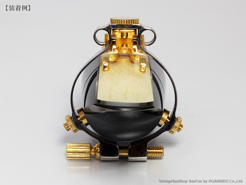 JLV テナーサックス用リガチャー 対応：ラバーマウスピース 【プラチナ