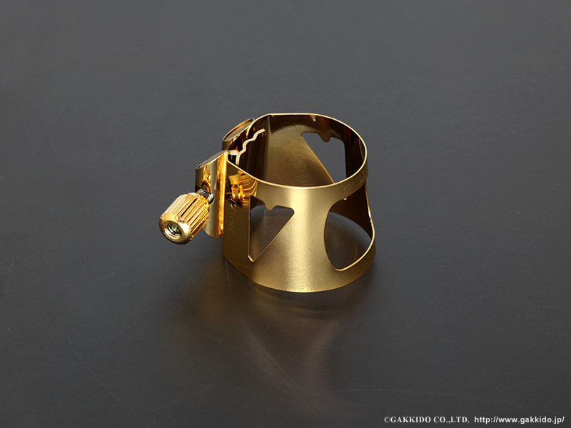 美品☆S80 ソプラノサックス用マウスピース 金キャップ&金メッキ