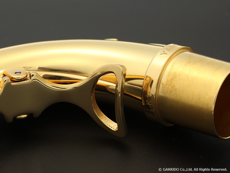 Yanagisawa アルトサックス用ネック AKz1 ブラス製 ラッカー仕上げ