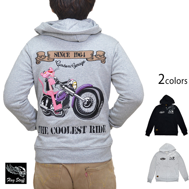 ピンクパンサー×フラッグスタッフ スウェットパーカー Flagstaff