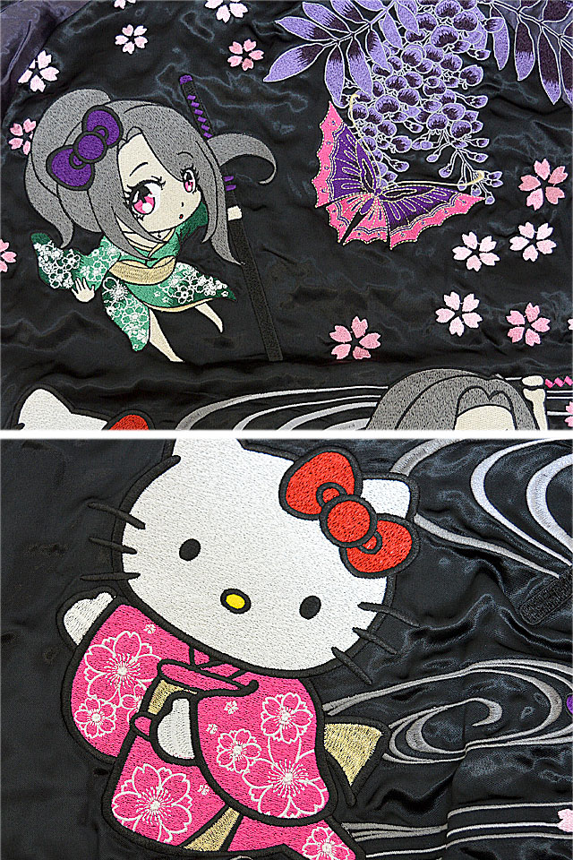 Hello Kitty×抜刀娘コラボ ばっとうむちゅめリバーシブルスカジャン