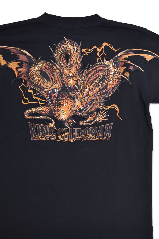 ゴジラ「ゴジラVSキングギドラ」天竺半袖Tシャツ サクラスタイル