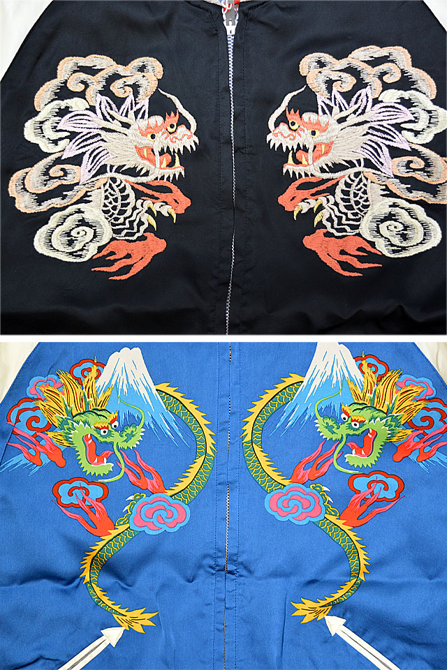 ひ*た様 【両A面】テーラー東洋スカジャンリバーシブル龍 × JAPAN