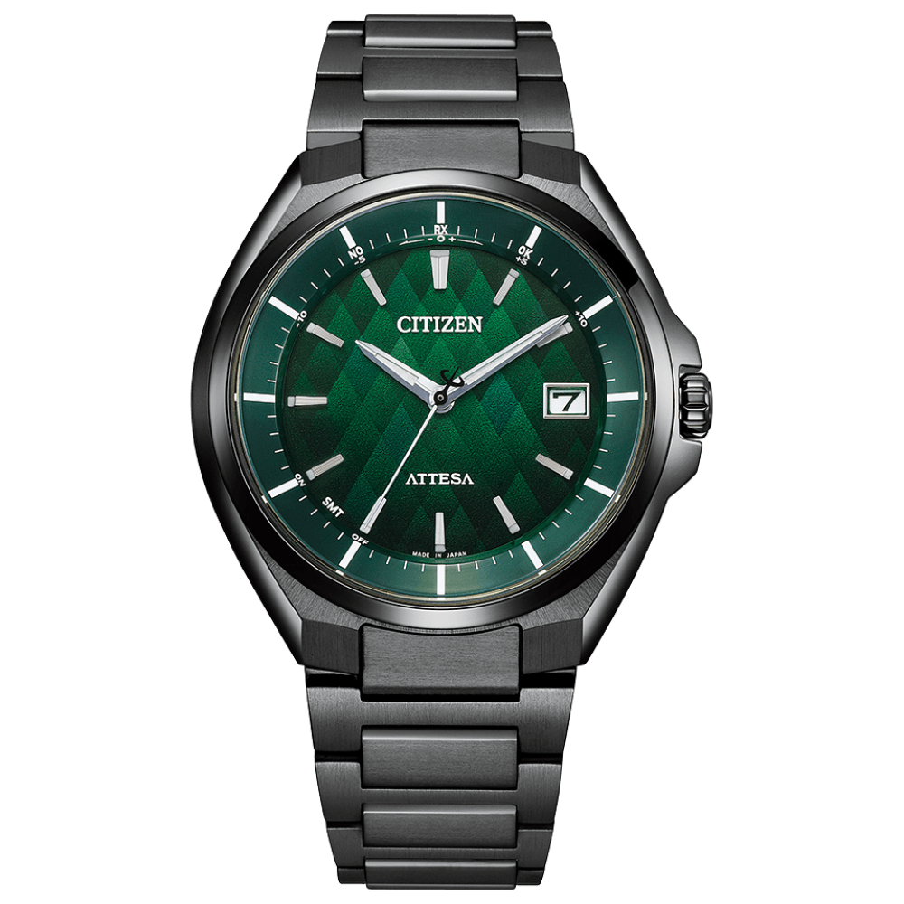 Citizen Attesa LIGHT in BLACK 2022 GREEN Limited Edition CB3015