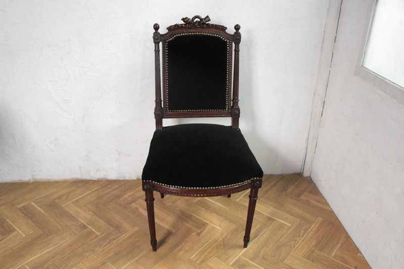 アンティーク フレンチチェア/ルイ16世様式 フランス シックで上品な