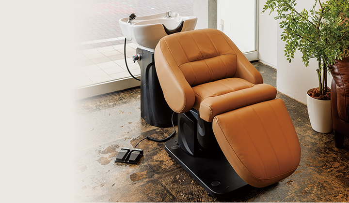 電動シャンプーユニット (JWWA認証サーモ水栓付き) | 業務用エステ・理