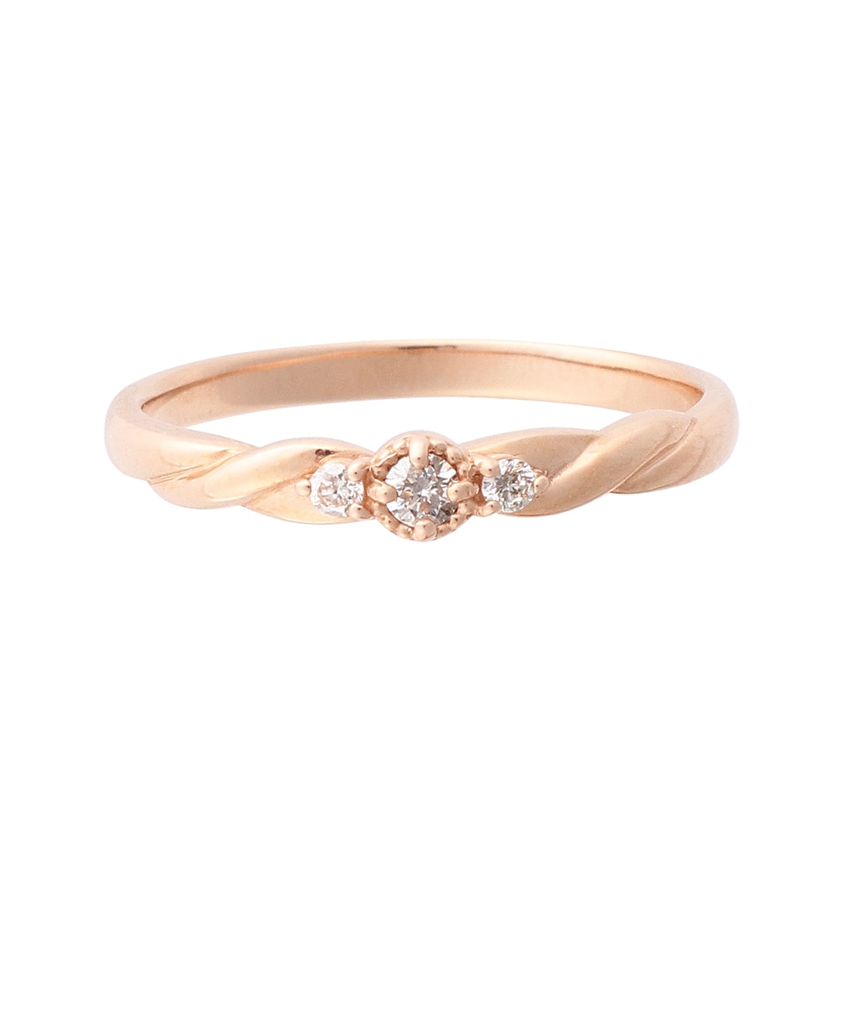 Samantha Tiara エメラルドカットリング 11号 ローズゴールド Samantha