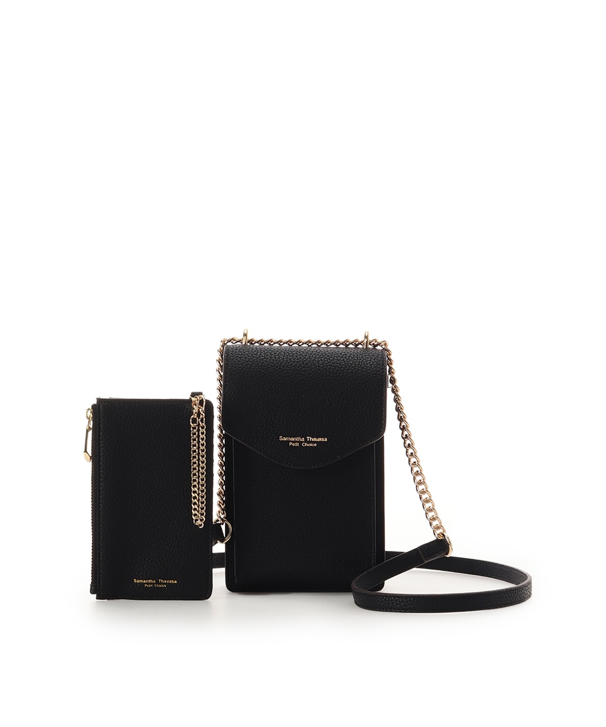 マルチケース付き スマホショルダー(FREE ブラック): Samantha Thavasa