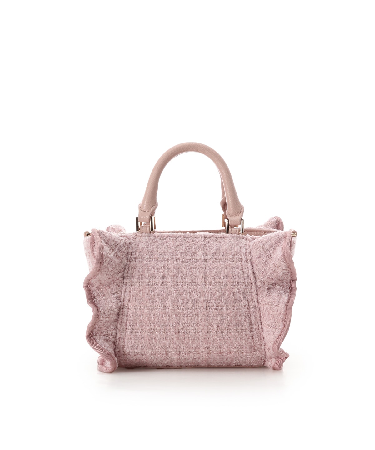 ツイードフリルミニショルダーバッグ(FREE ピンク): SAMANTHAVEGA