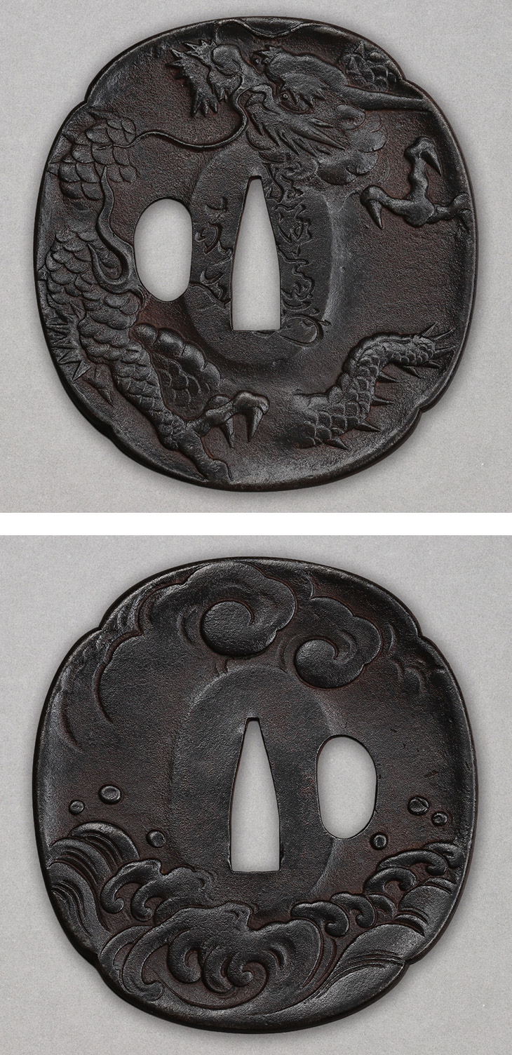 鍔：龍図 Tsuba:Ryu Zu