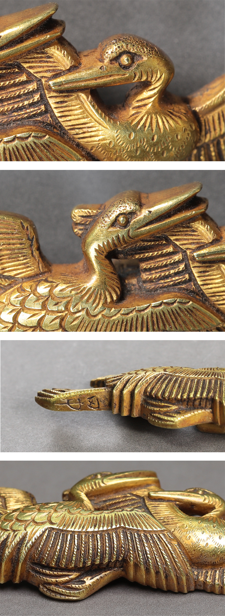 目貫：二羽鶴図 Menuki:Niwa Tsuru Zu