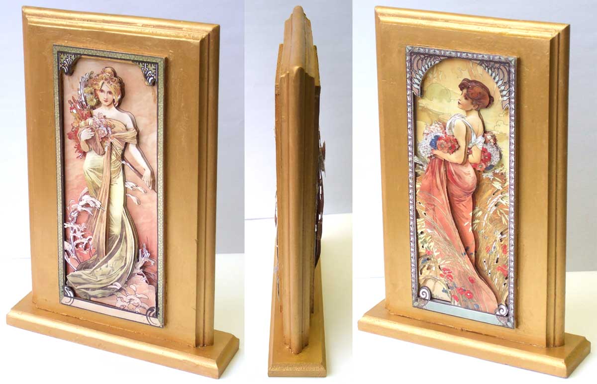 3Dプレカットプリントを使ってシャドーボックス角型スタンド