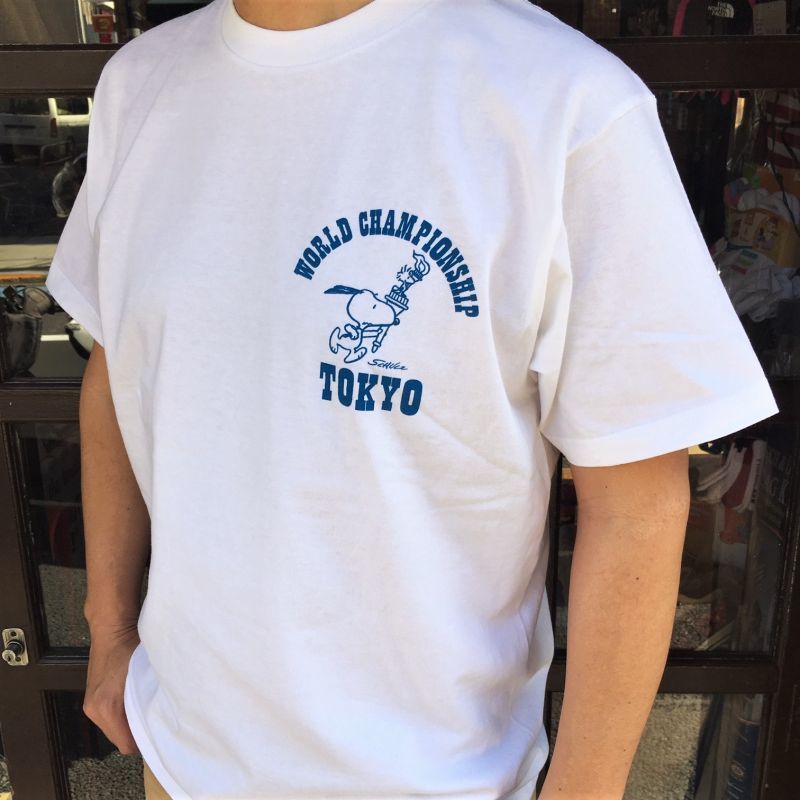BUDDY 別注 PEANUTS スヌーピーTシャツ WORLD CHAMPIONSHIP TOKYO