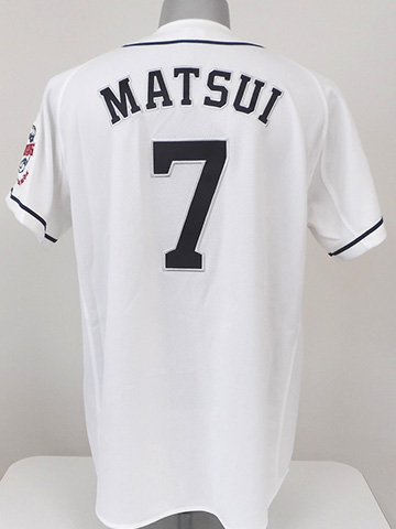 埼玉西武ライオンズ 松井稼頭央 ホーム ユニフォーム L ホワイト 白