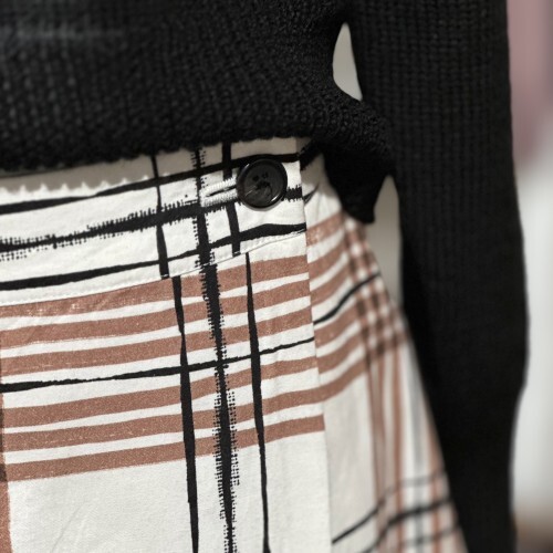 PAINTED CHECK COTTON LINEN - SELECT EYE COMPANY：セレクトアイ