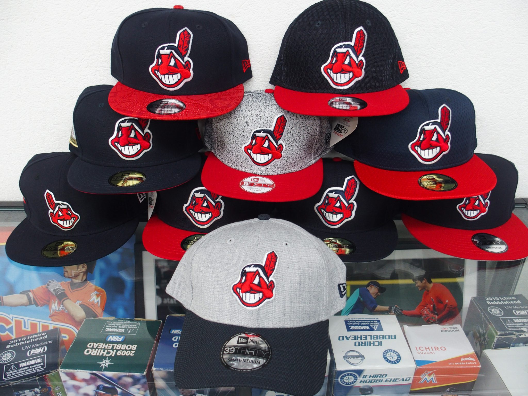 インディアンス】今はもう廃盤の大人気ワフー酋長デザインのキャップが