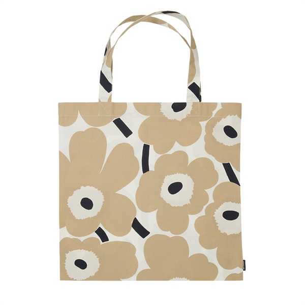 ピエニウニッコ ファブリックバック 44×43cm / オフホワイトベージュ