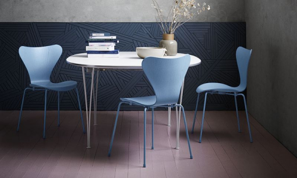 スーパー楕円テーブル B612 W150×D100cm / ホワイト×ホワイトレッグ