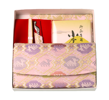 茶道具 十二ヶ月 色紙セット 複製 色紙収納桐箱入 西部文浄老師筆