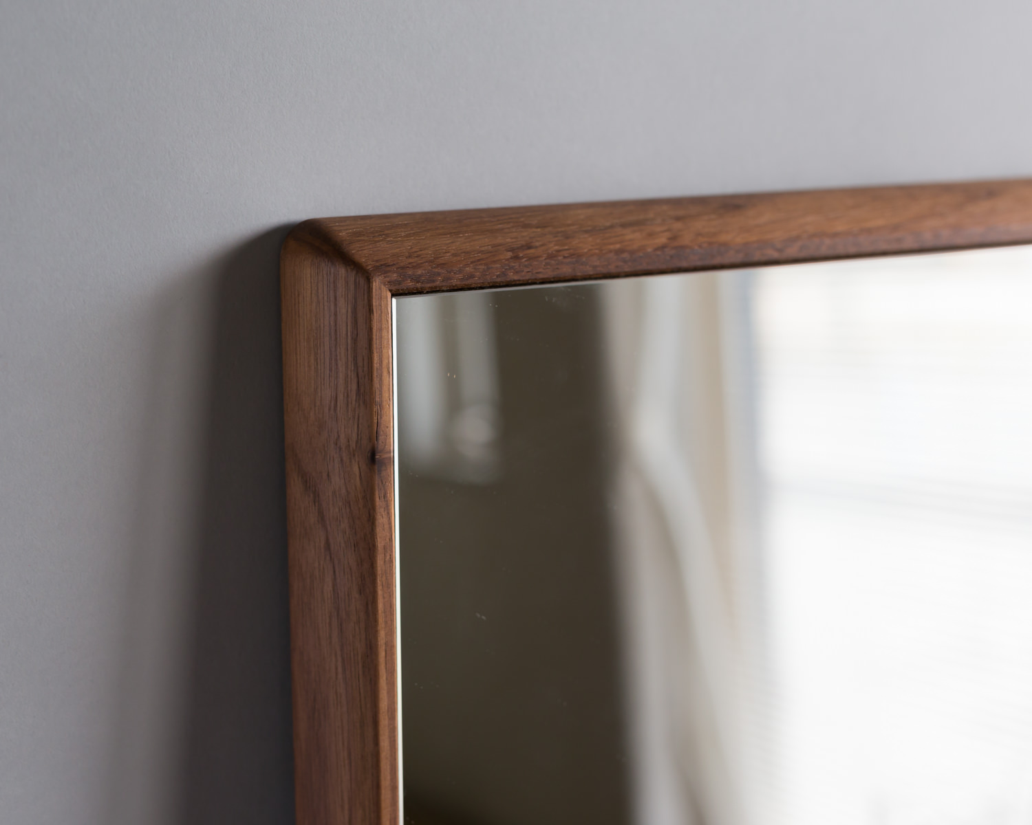 ステラ ウォールナット ウォールミラー W64×88 壁掛け 全身 鏡